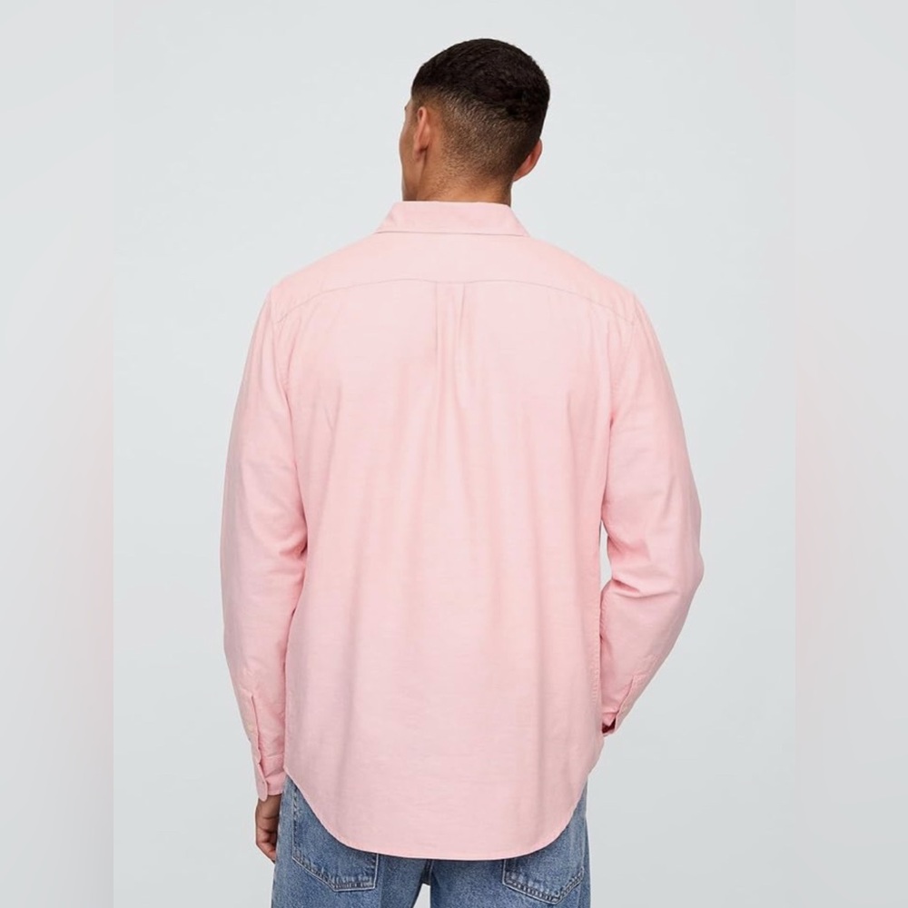 GAP Men's Long Sleeve Oxford Button Down Shirt - Picture 2 of 10